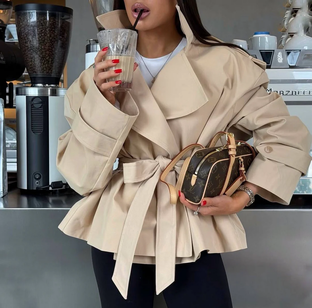 ANNA TRENCH CORTO