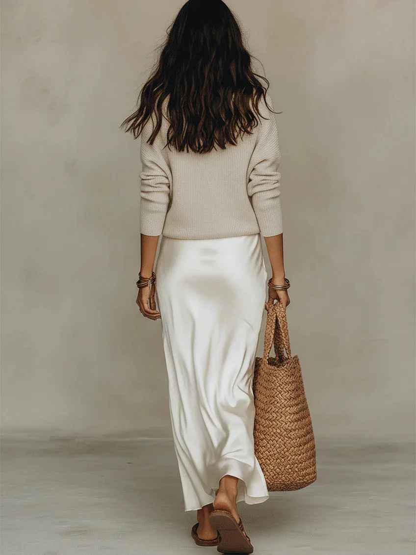 NINa Elegante due pezzi in raso