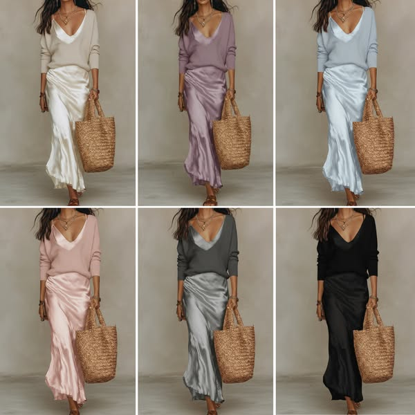 NINa Elegante due pezzi in raso