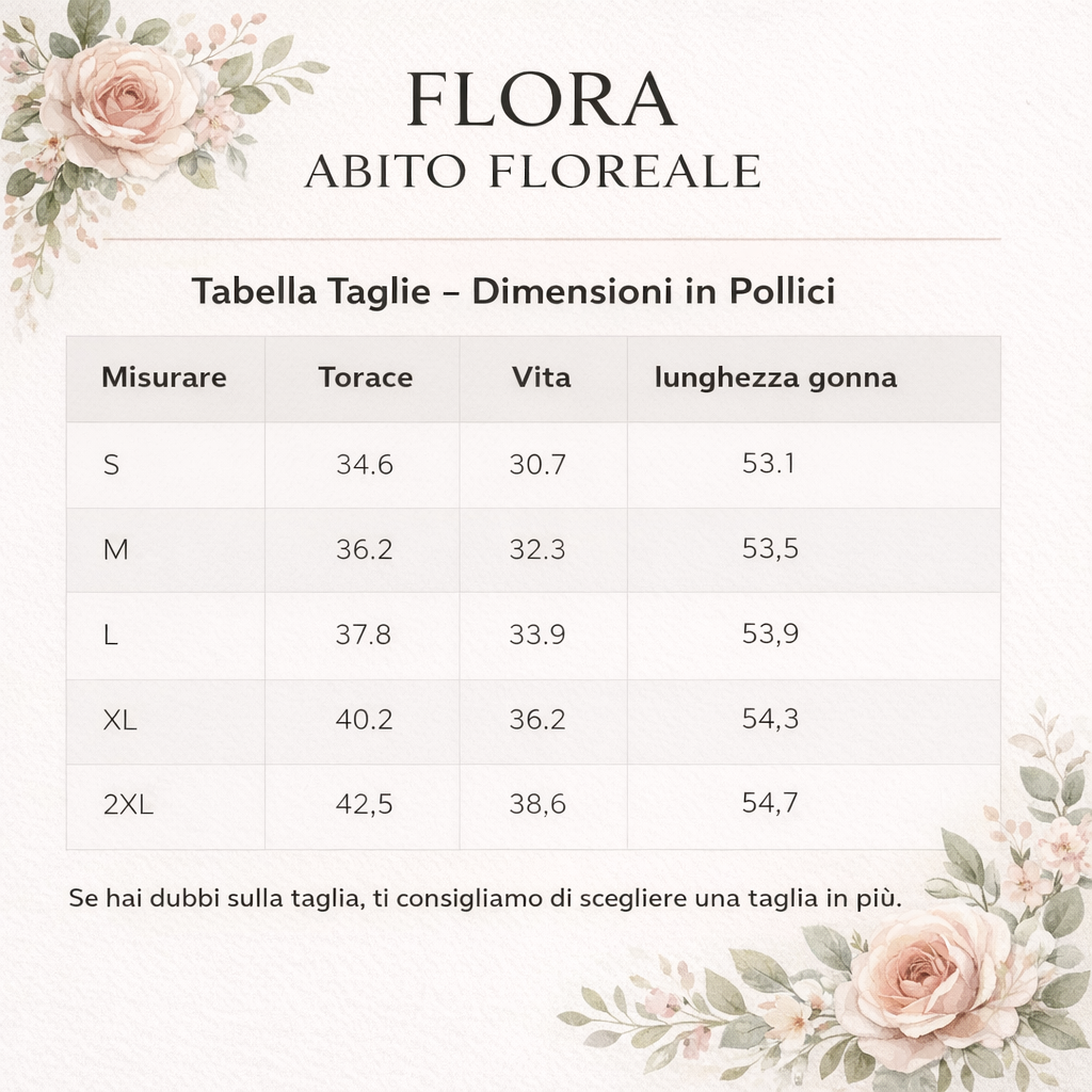 FLORA ABITO FLOREALE