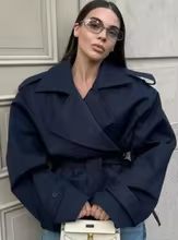 ANNA TRENCH CORTO