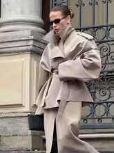 ANNA TRENCH CORTO
